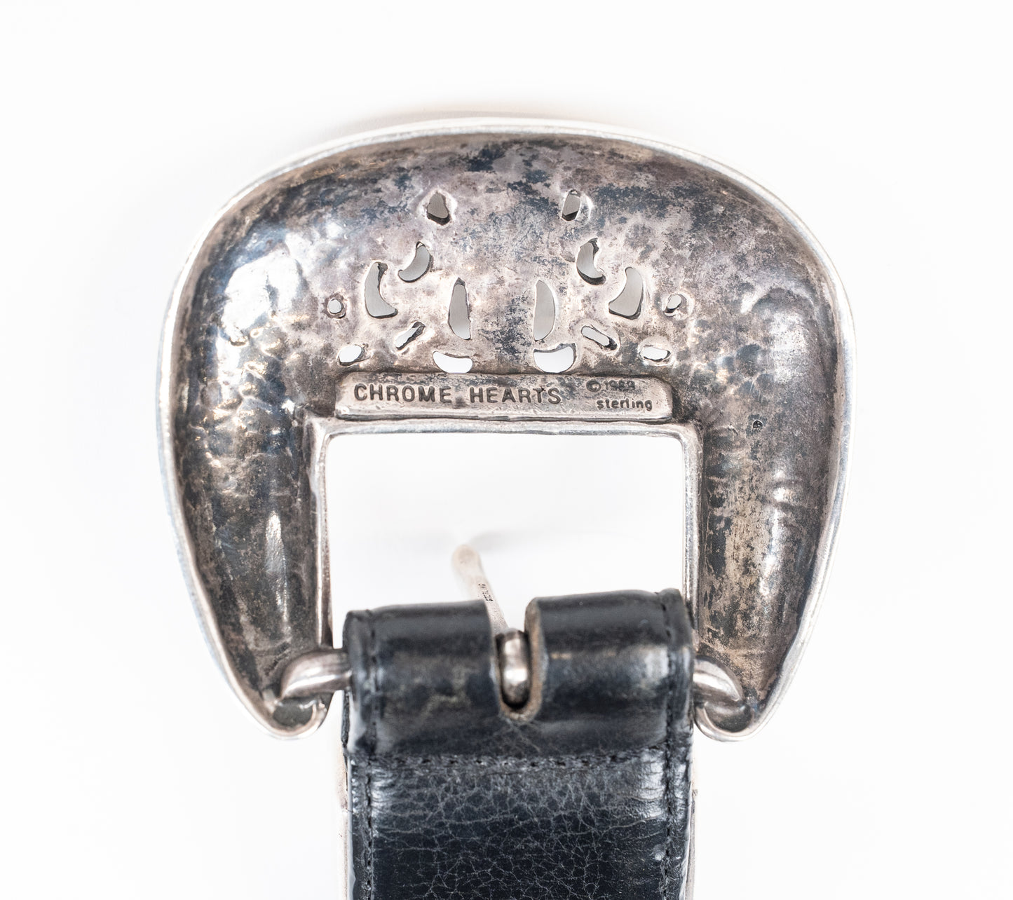 Silver Vine Floral Three-Piece Belt