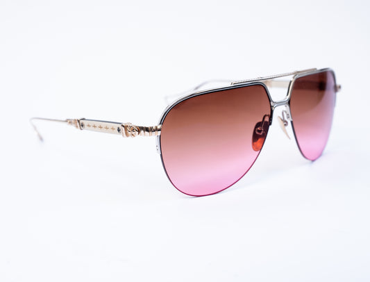 Full Metal Chicken Silver Sunglasses