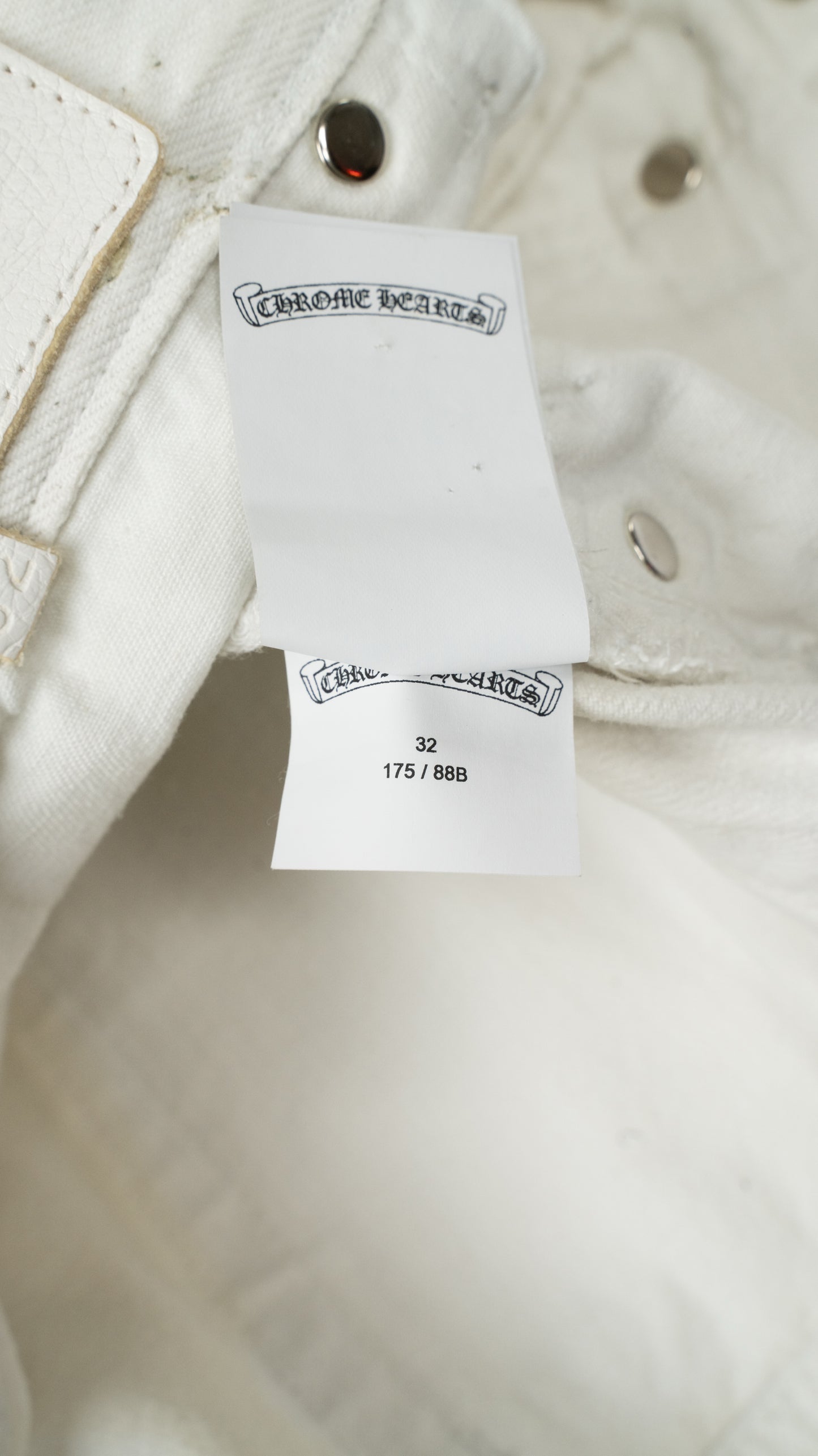 Zebra Green Cross Patch White Levi's Denim Jeans