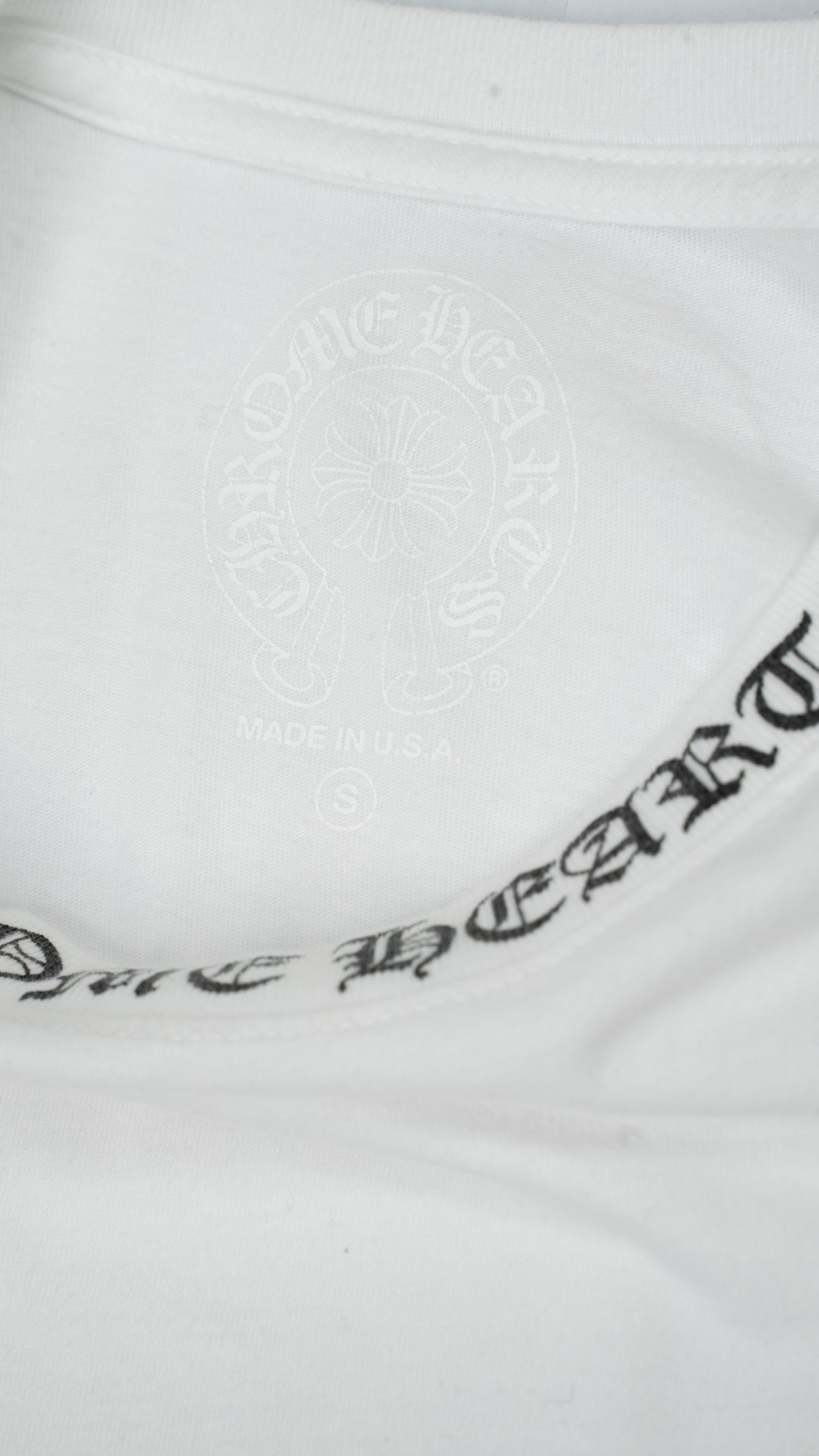 Neck Logo Long Sleeve 'White'