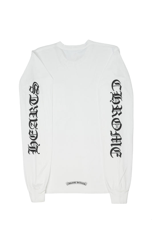 Neck Logo Long Sleeve 'White'