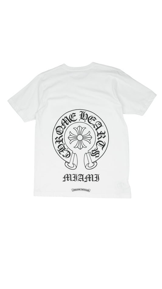 Miami Exclusive White Horseshoe Short Sleeve