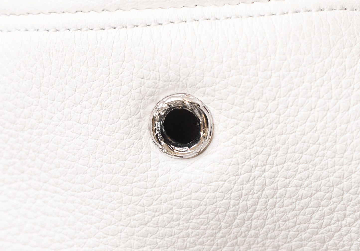 Blue/White Leather Cross Patched Beanbag