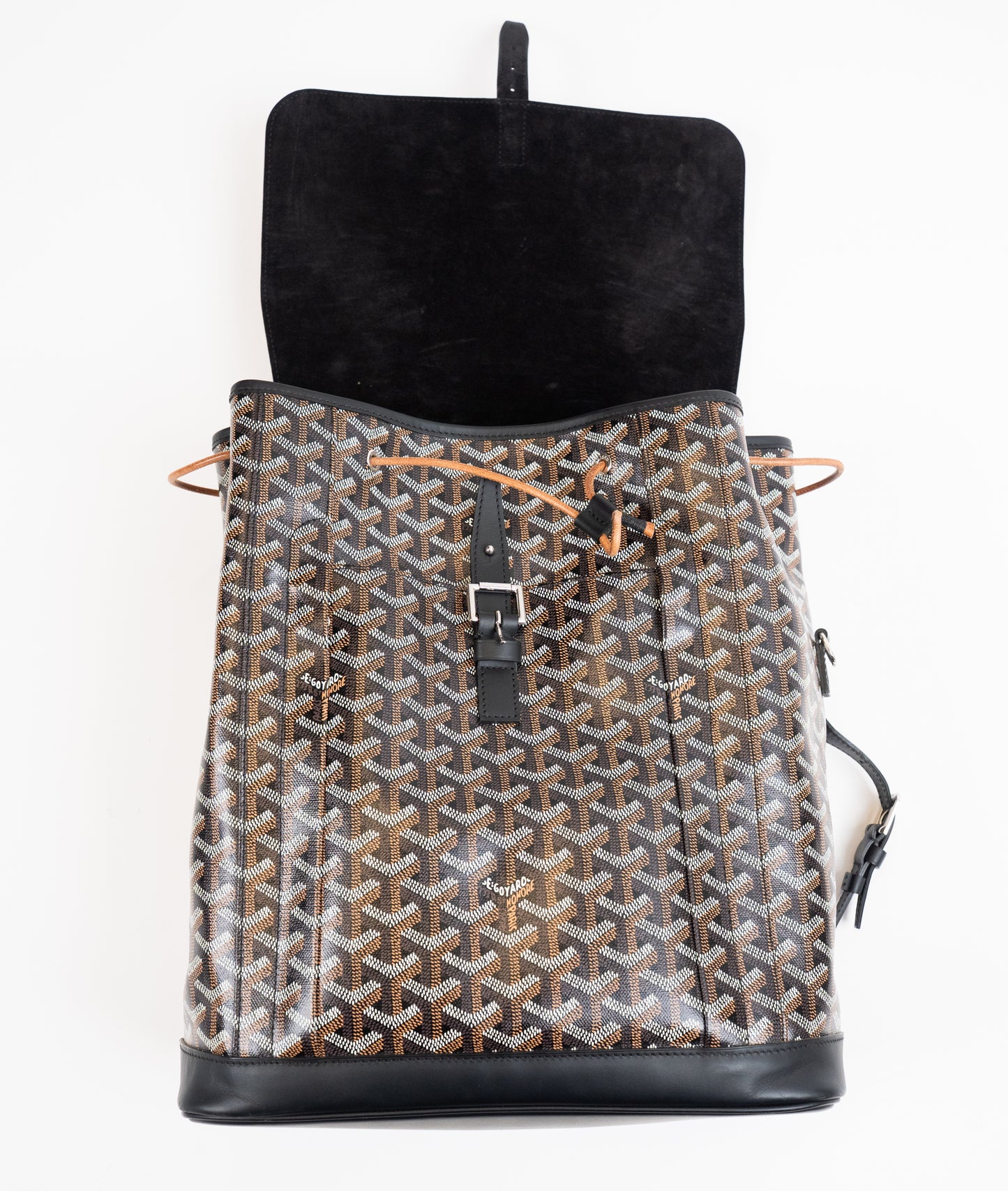 Black Goyard Cisalpin Backpack