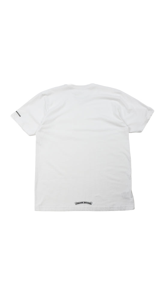 LOVE YOU Neck Script Logo T-Shirt 'White'