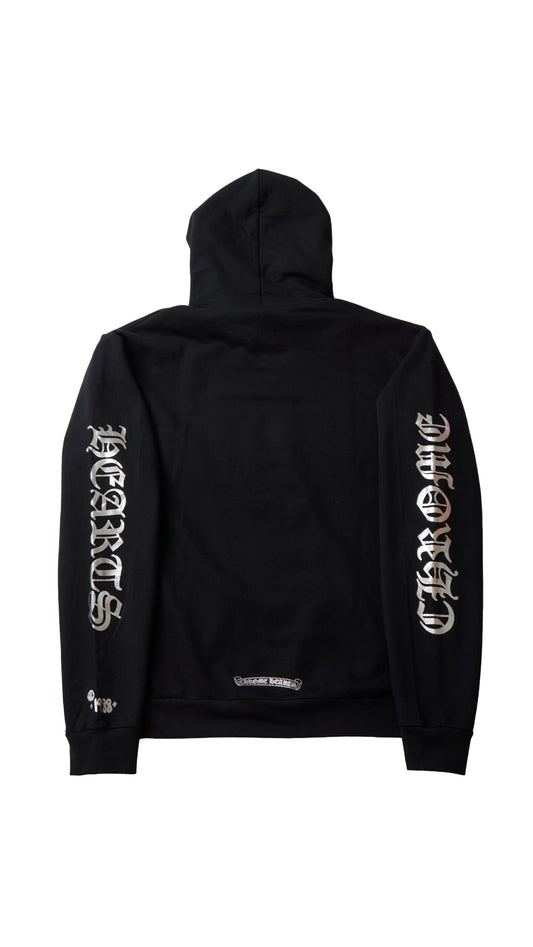 Foil Print Online Hoodie 'Black/Silver'