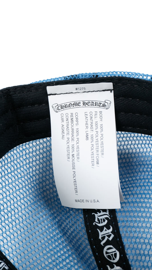 Cemetery Trucker Hat 'Neon Blue'