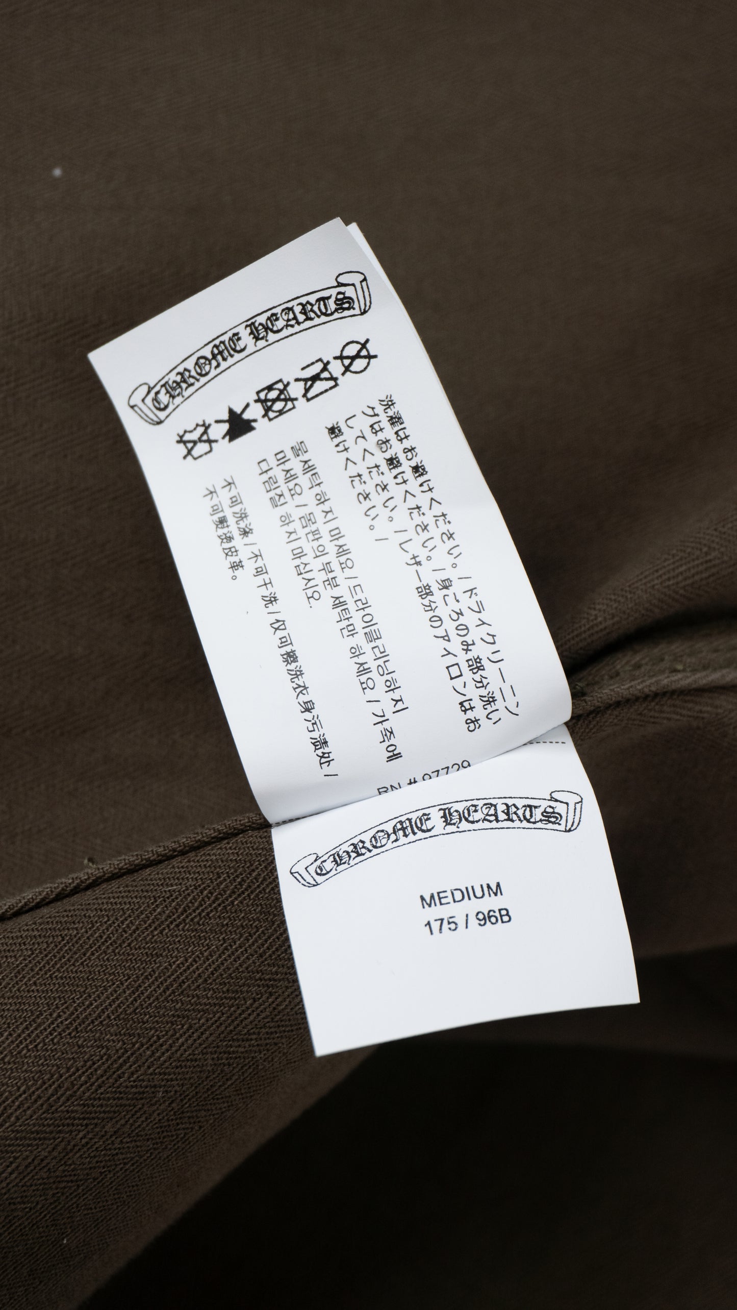 Work Dog With Leather Fleur Patch Jacket