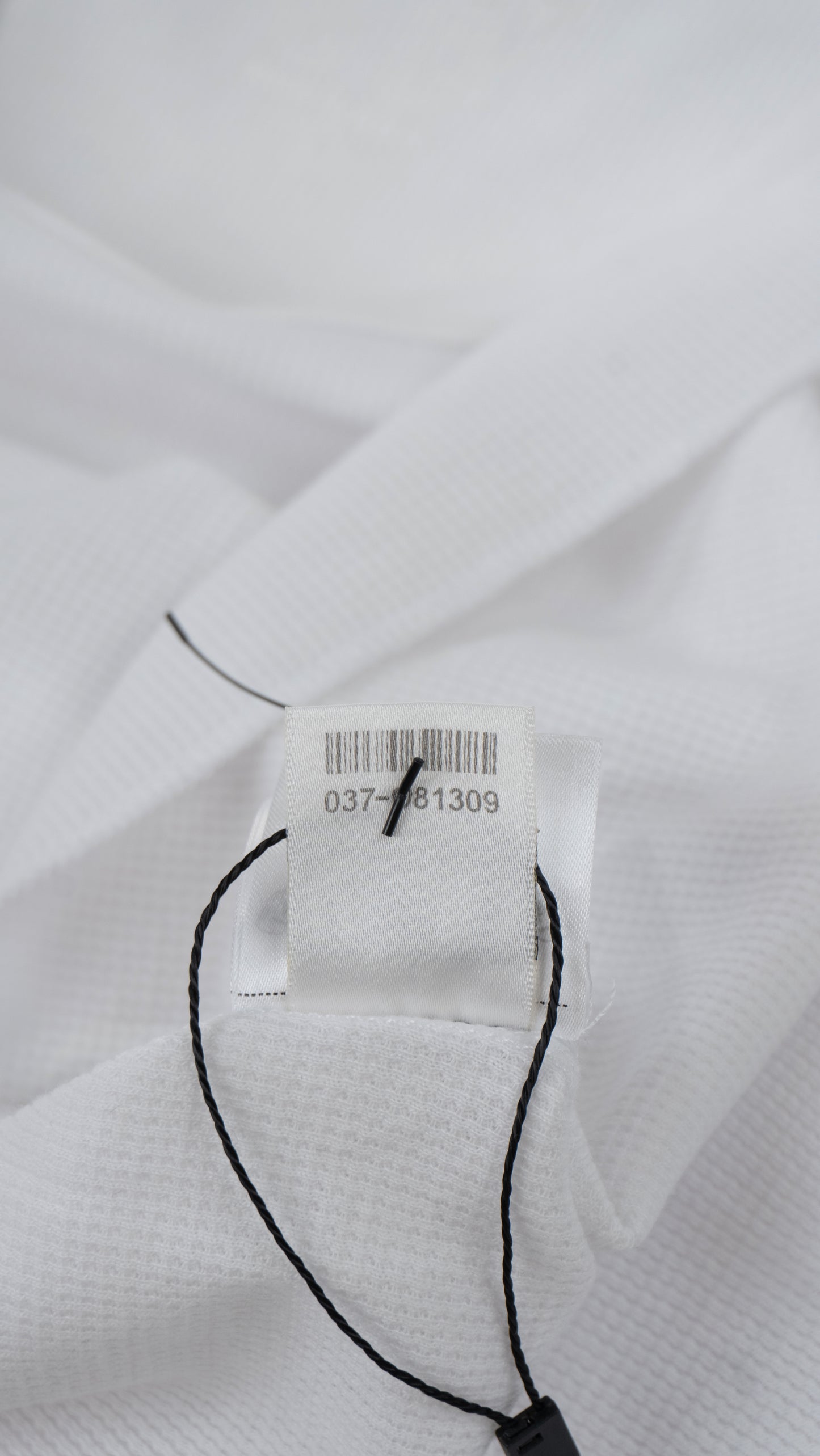 Scroll Logo Sleeve Waffle Thermal Shirt 'White'