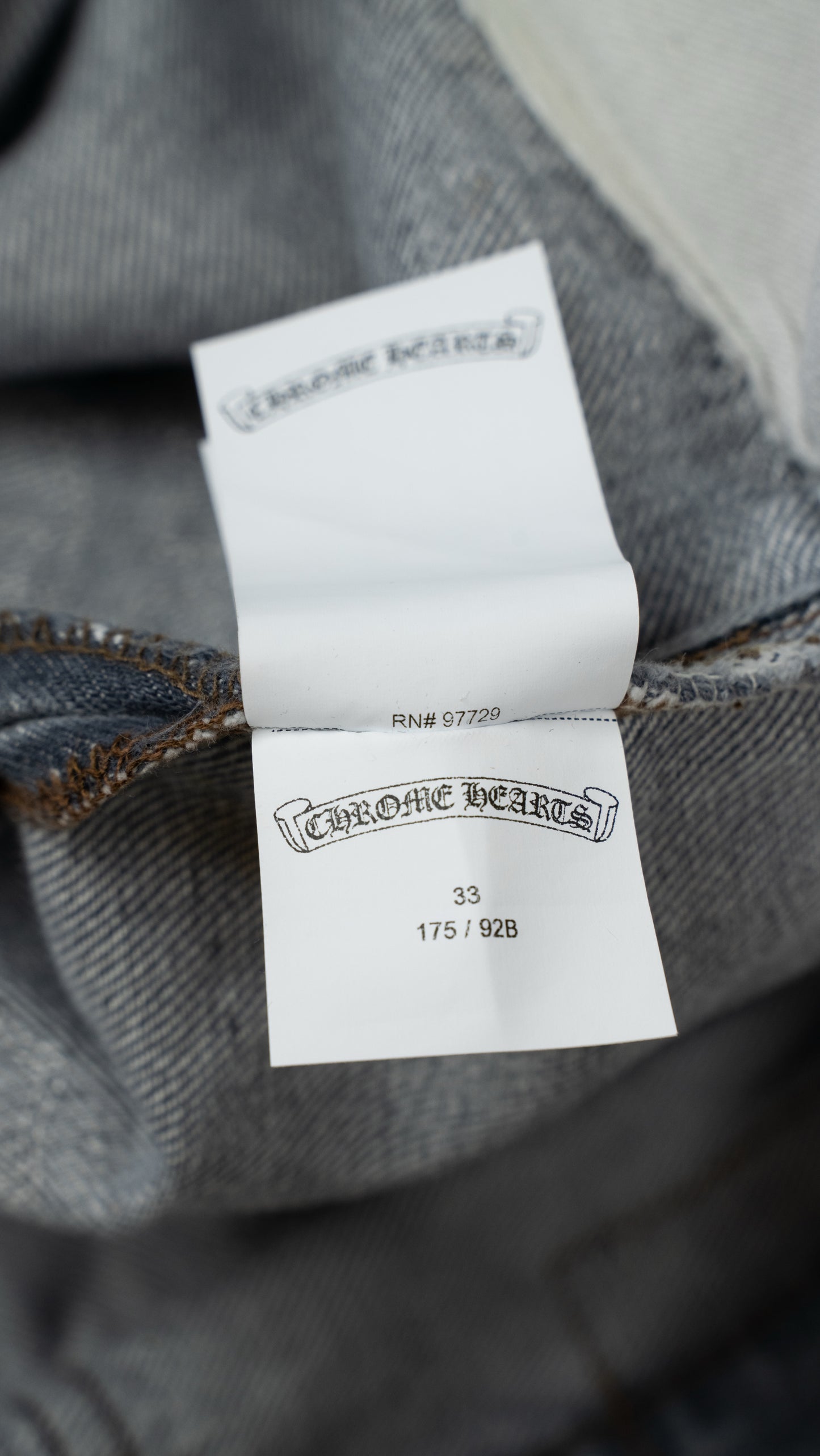 501 Levi's Silver Pony Hair Cross Patch Denim