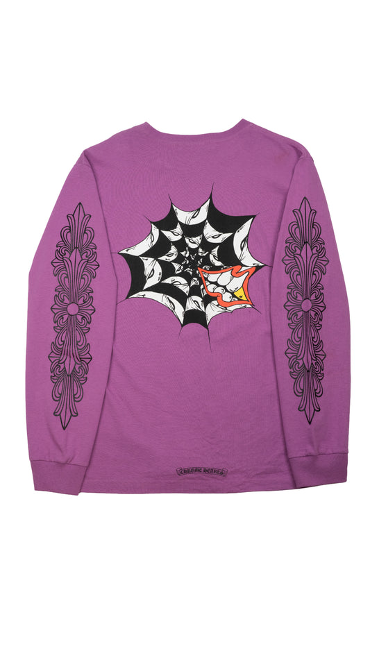 Matty Boy Spider Web Long Sleeve 'Black/Purple'