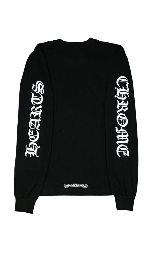 Neck Logo Long Sleeve 'Black'