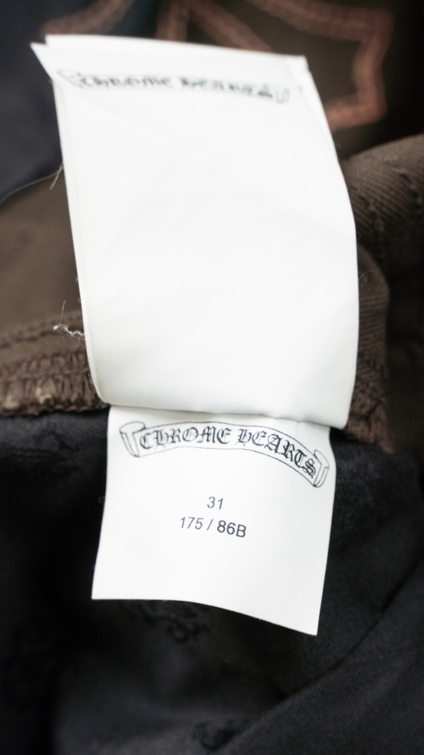 Brown Orange Cross Patch Carpenter Pants