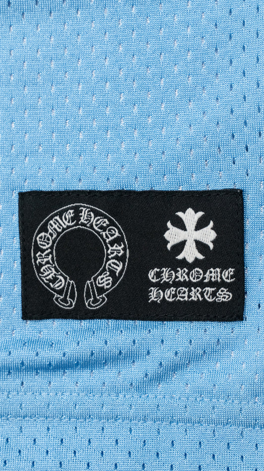 Mesh Warm Up Jersey Tank Top Reversible 'Blue'