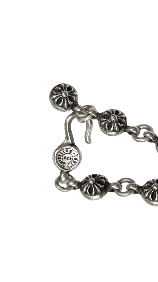 Cross Ball Cross Pendant Necklace