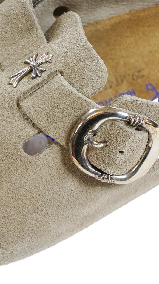 Birkenstock Boston Gunslinger Suede Mules 'Tuape'