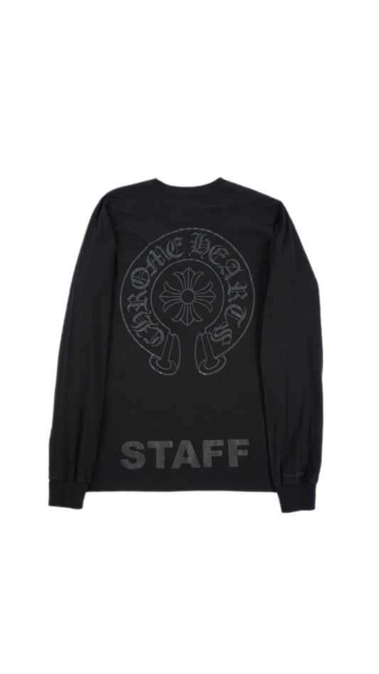 Black on Black Staff Long Sleeve T-Shirt