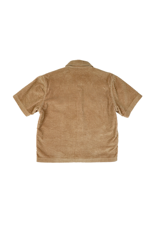 Matty Boy Tan Chomper Patch Corduroy Shirt