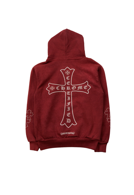Drake Certified Chrome Hand Dyed Hoodie 'Red'