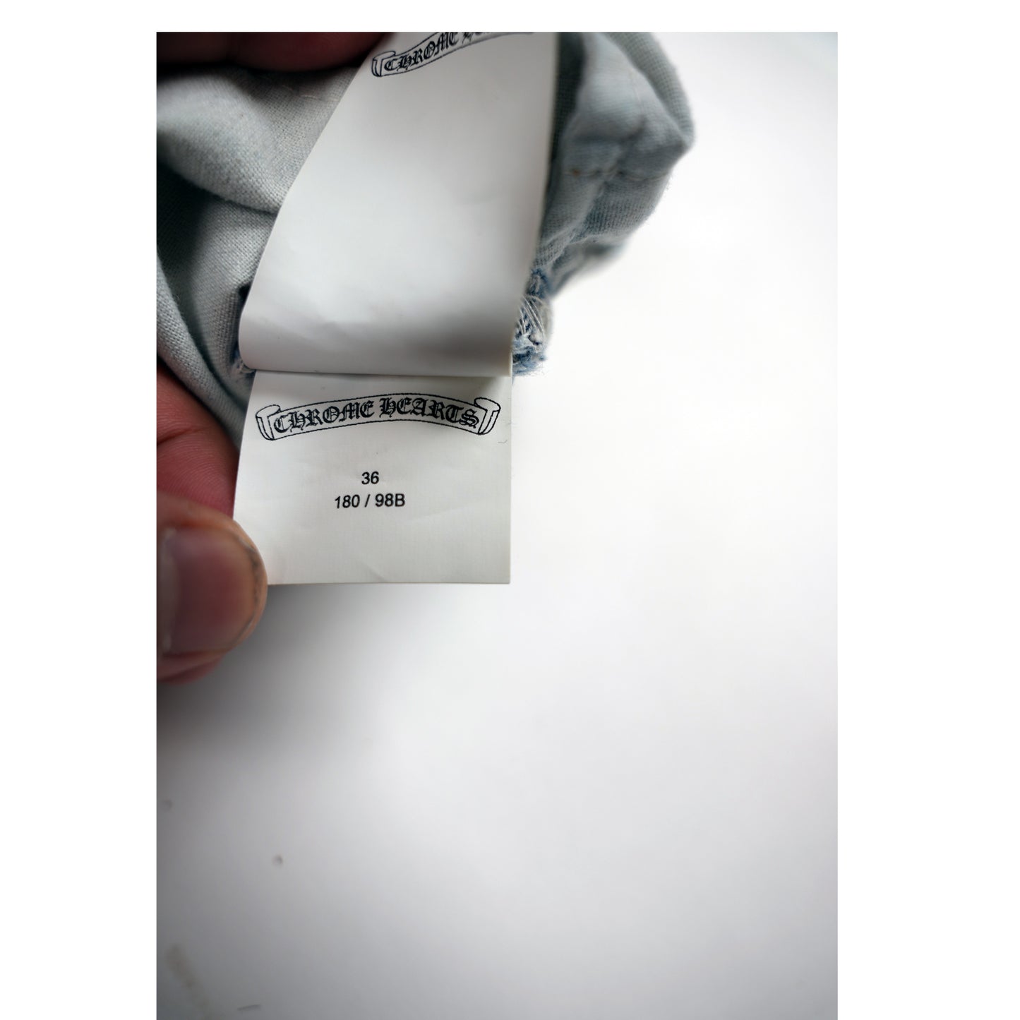 Blue 501 Levi's Black Cross Patch Jeans