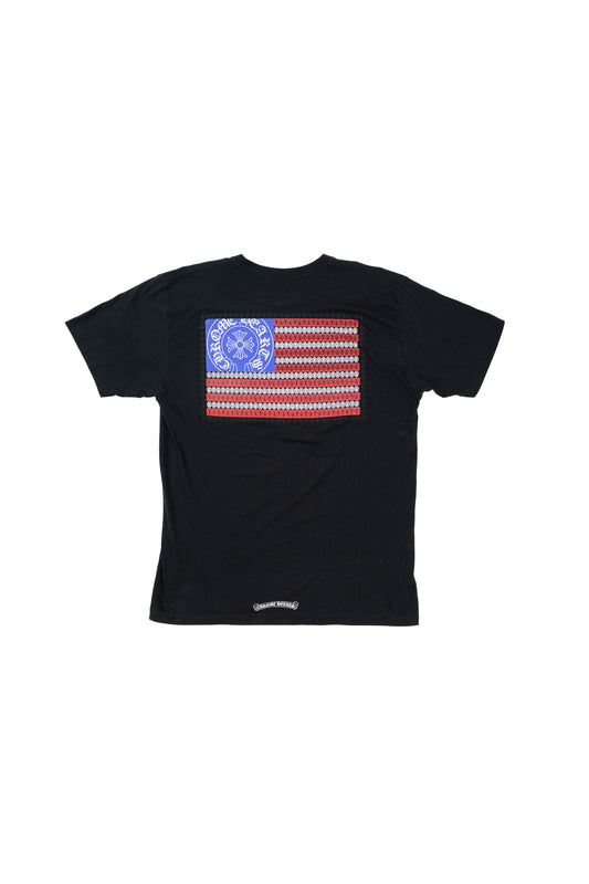 Chrome Hearts American Flag Logo T-shirt