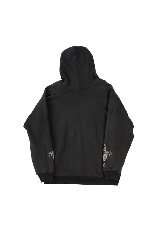 Vintage Cross Sleeve Thermal Hoodie