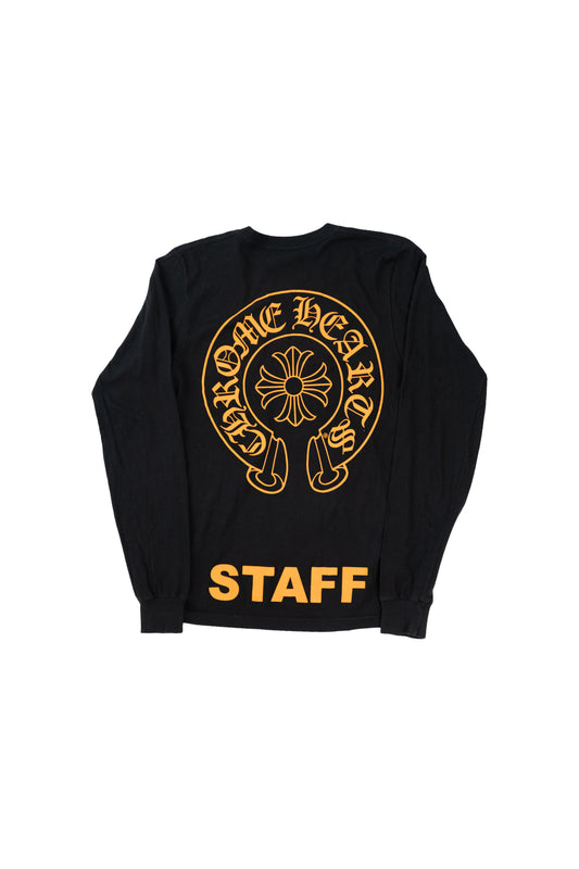 Black And Orange Staff Long Sleeve