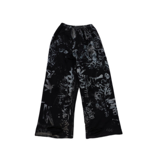 Skater Graffiti Sweatpants 'Black'