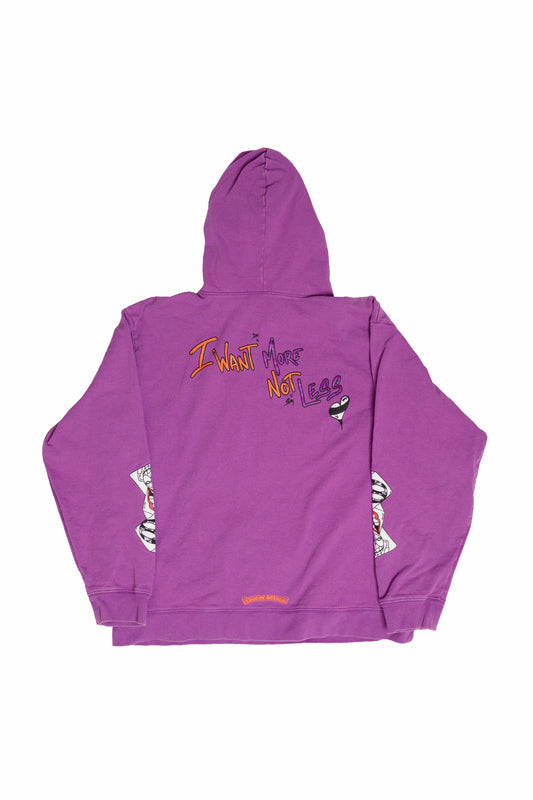 Matty Boy I Want More Not Less Hoodie Purple