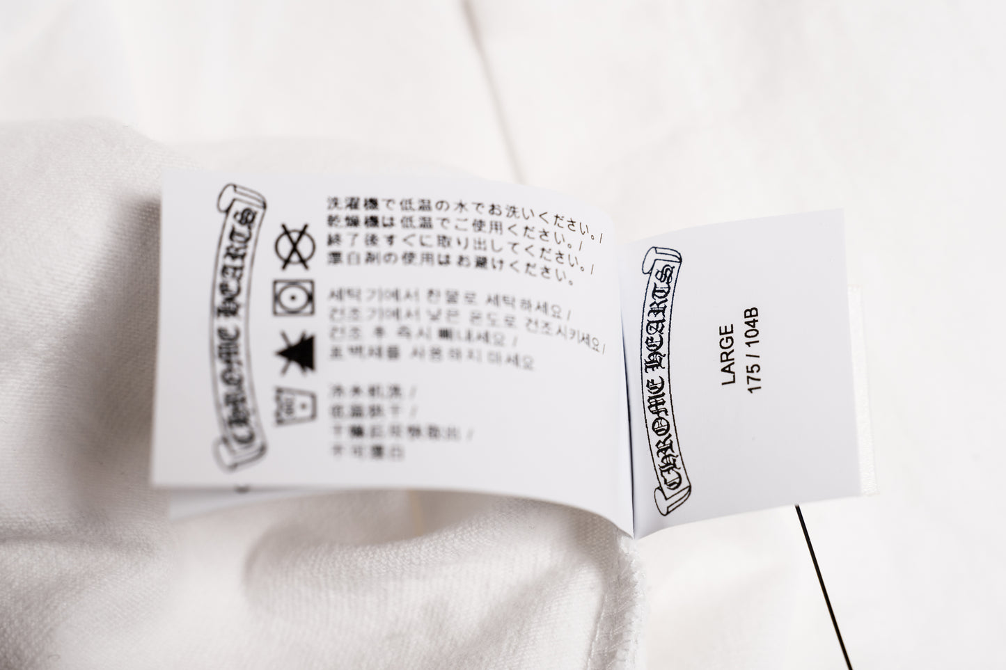 White Embrodiered Logo Pocket T-Shirt