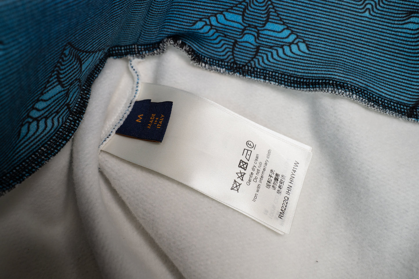 Blue Monogram Hoodie