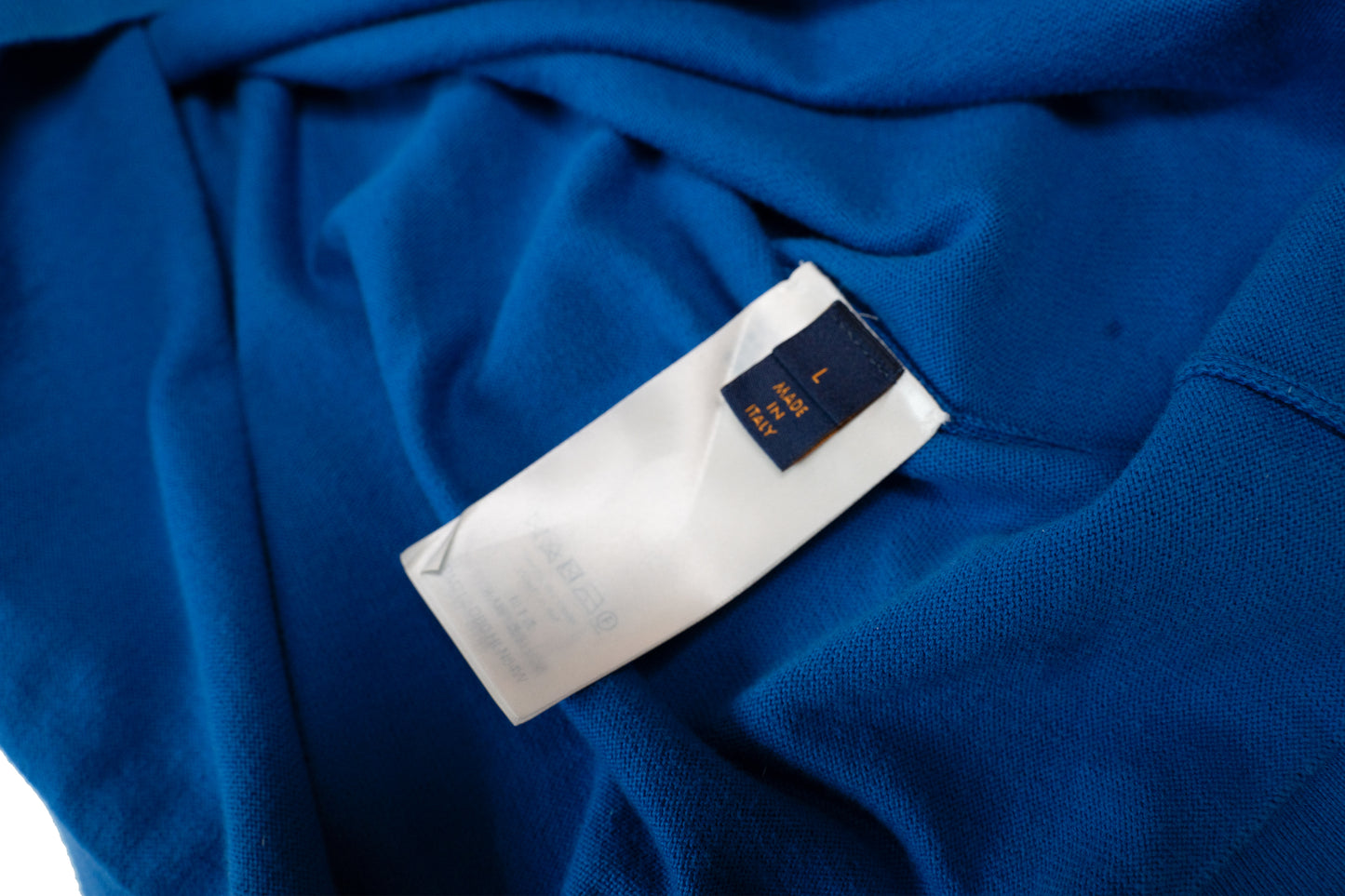 Blue & White Everyday Logo Intarsia T-Shirt