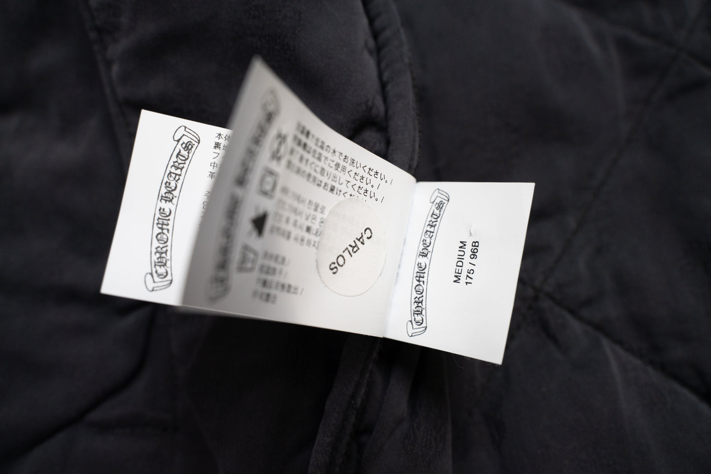 Blue Quilted Denim Vest