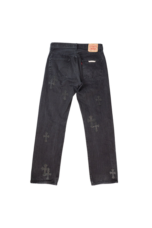 Black Wash Black Cross Patch 517 Levi's