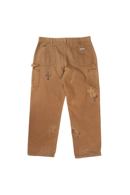 Carhartt Tan Sex Records Cross Patch Carpenter Jeans