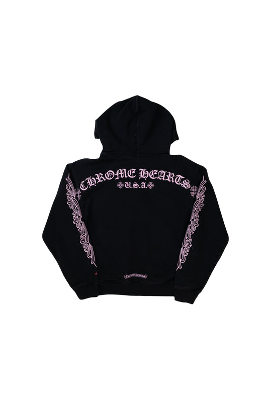Matty Boy Shoulder Logo Hoodie 'Black/Pink'