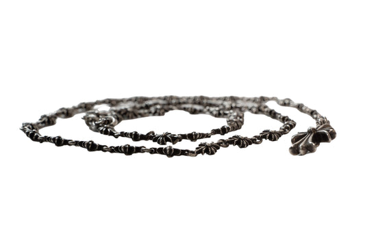 Tiny E Choke Chain Necklace