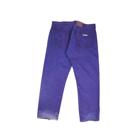 Levi's 501 Purple Dyed Vintage Jeans