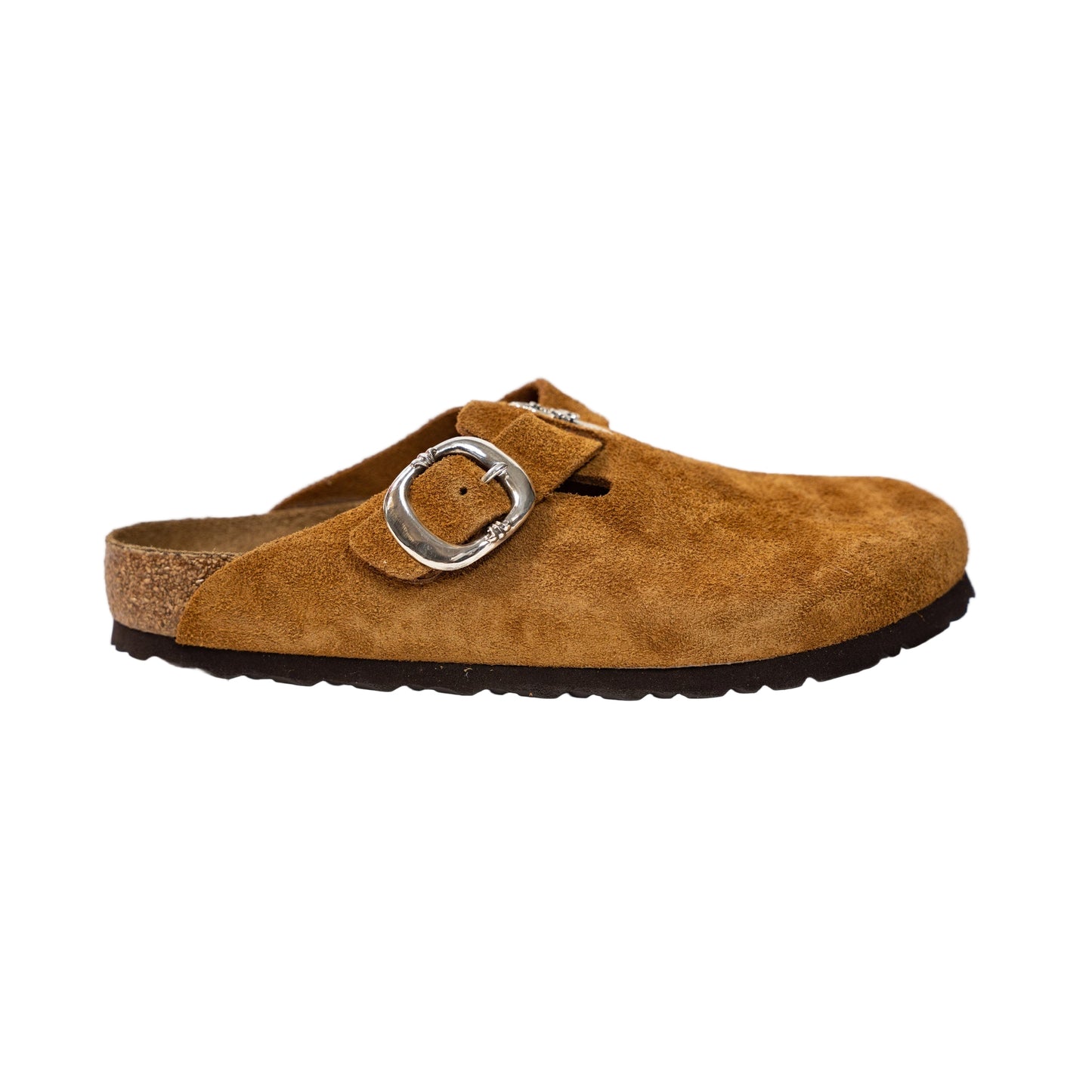 Birkenstock Boston Gunslinger Suede Mules 'Mink'
