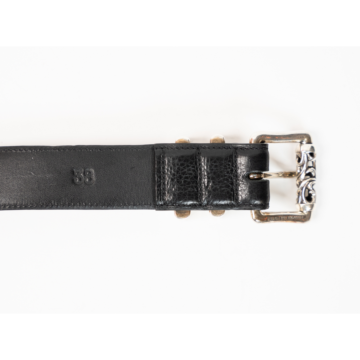 Multicolor Cross Patch Roller Belt