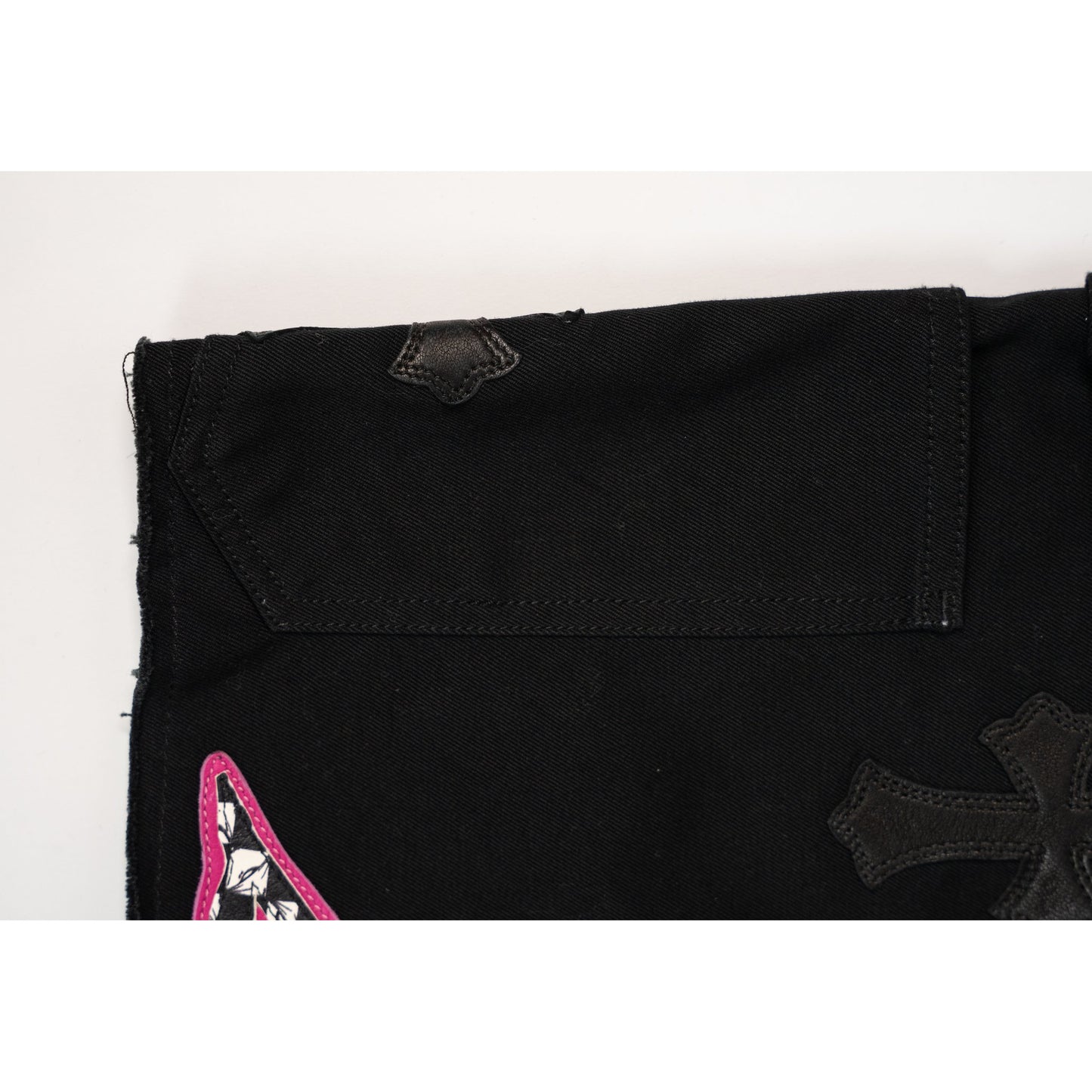 Matty Boy Sex Record SPACE Leather Patch Shorts