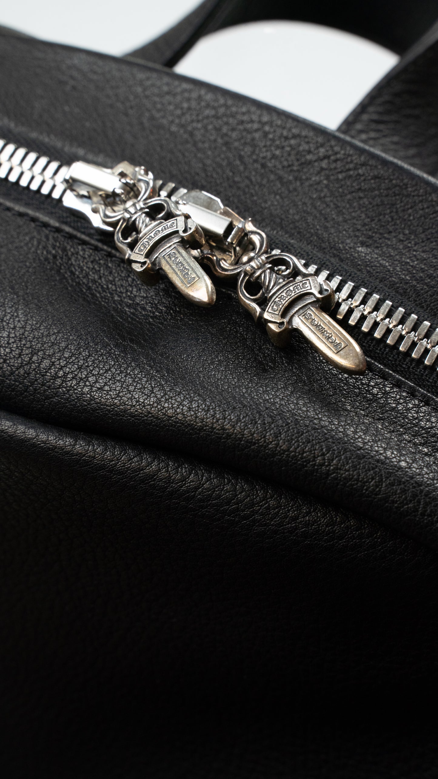 Leather Multicolor Cross Patch Backpack