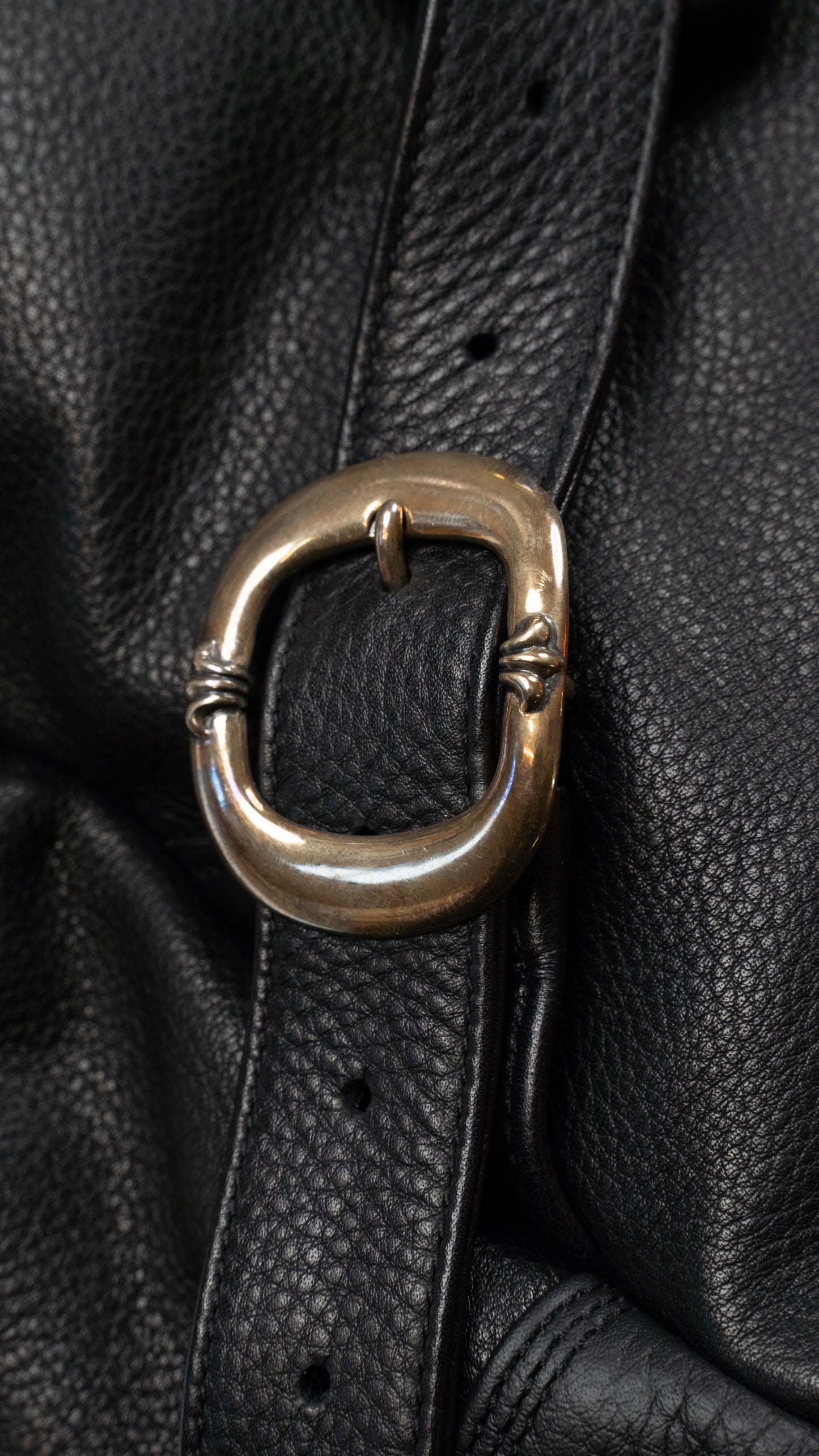 Leather Multicolor Cross Patch Backpack