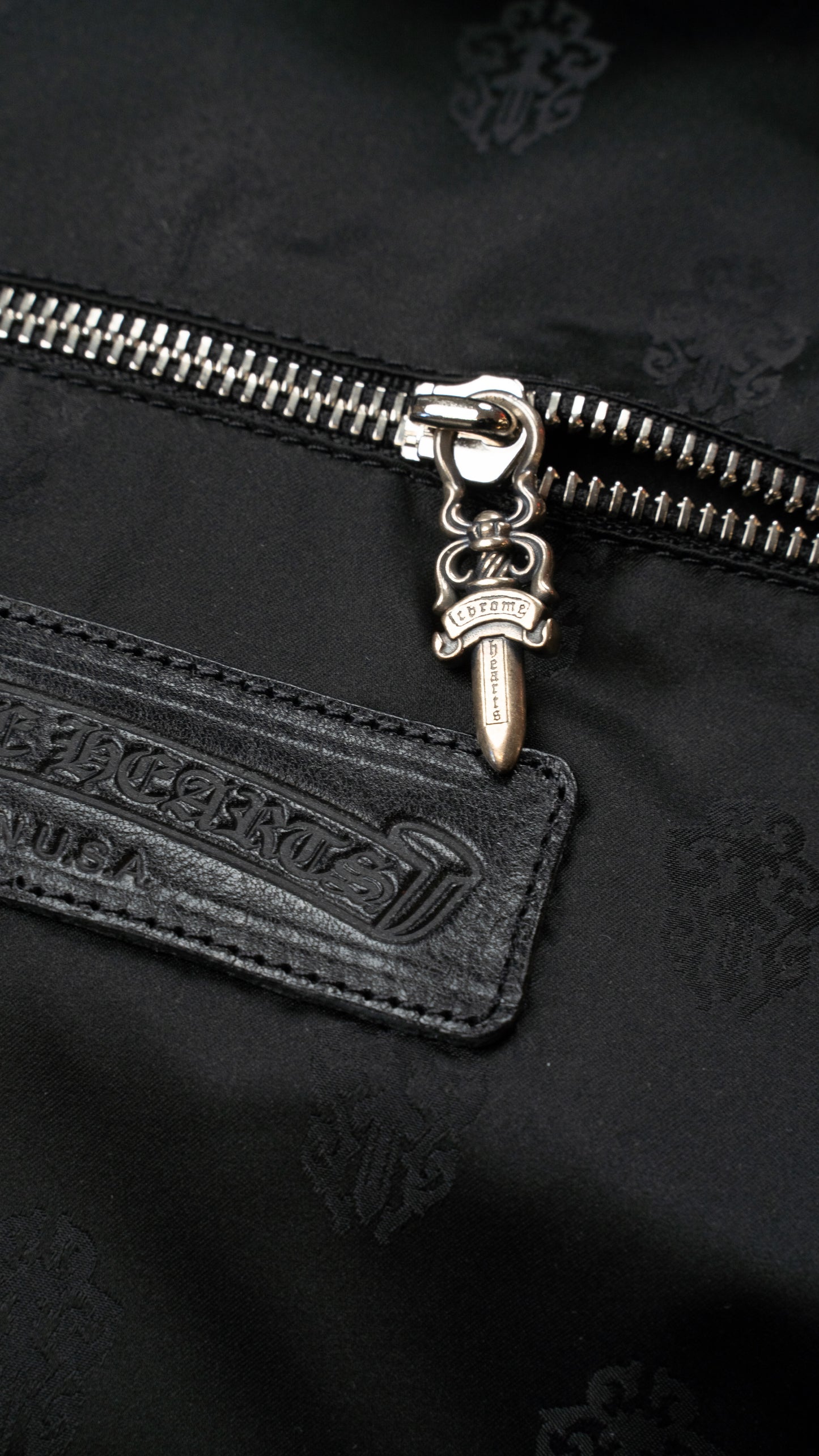 Leather Multicolor Cross Patch Backpack