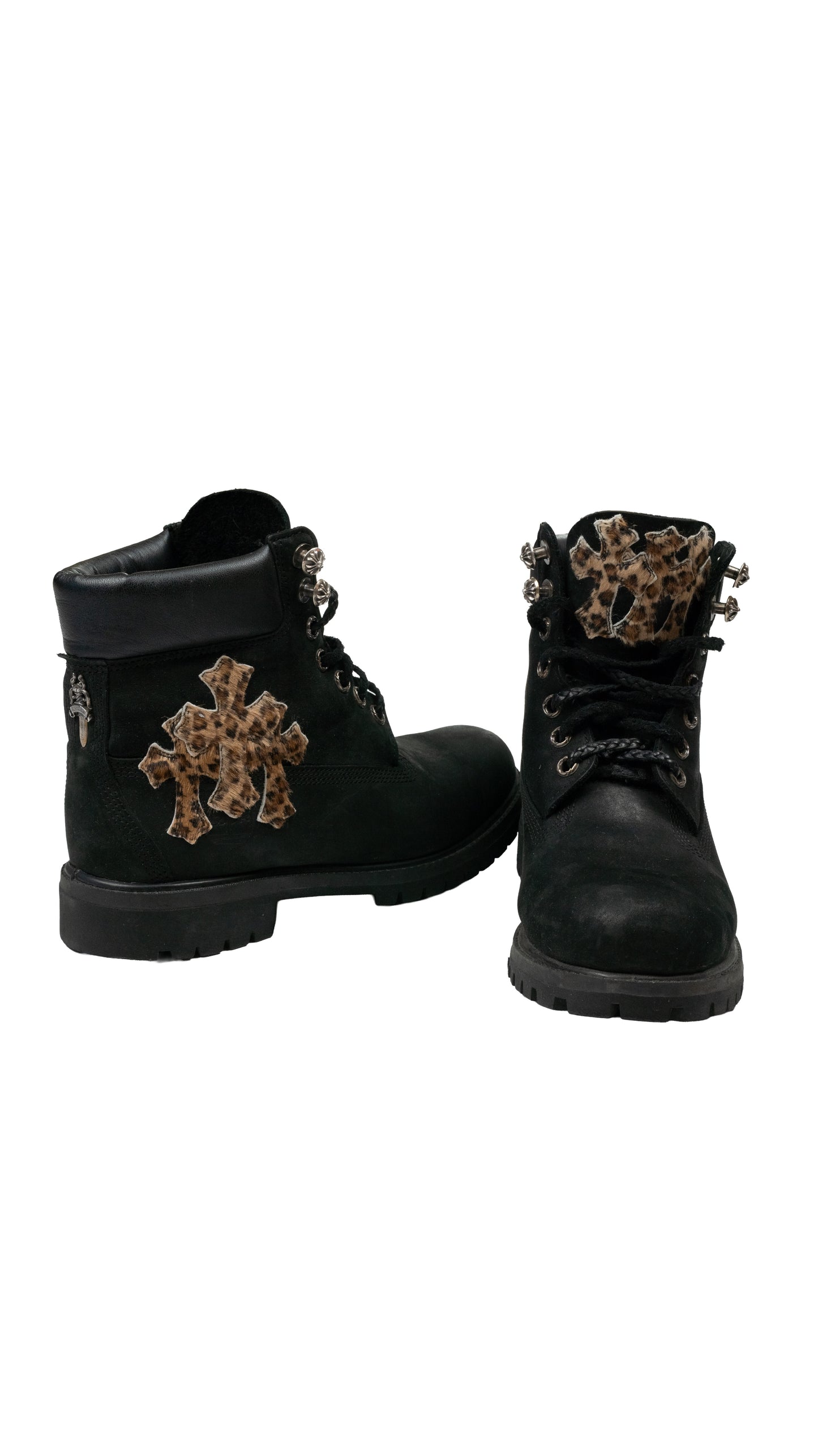 Cheetah Cross Patch Timberland Boots