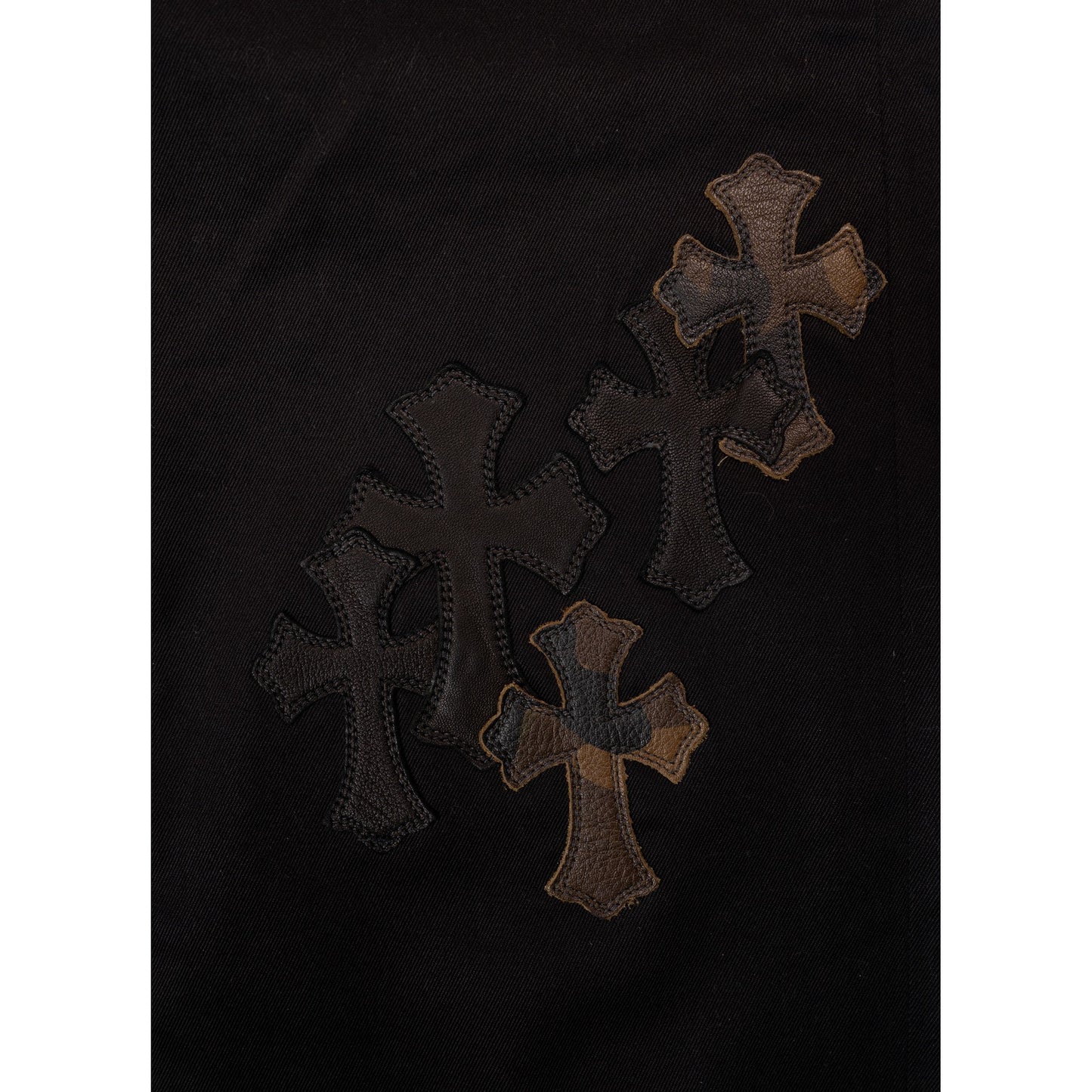 Camouflage Cross Black Chinos Jeans