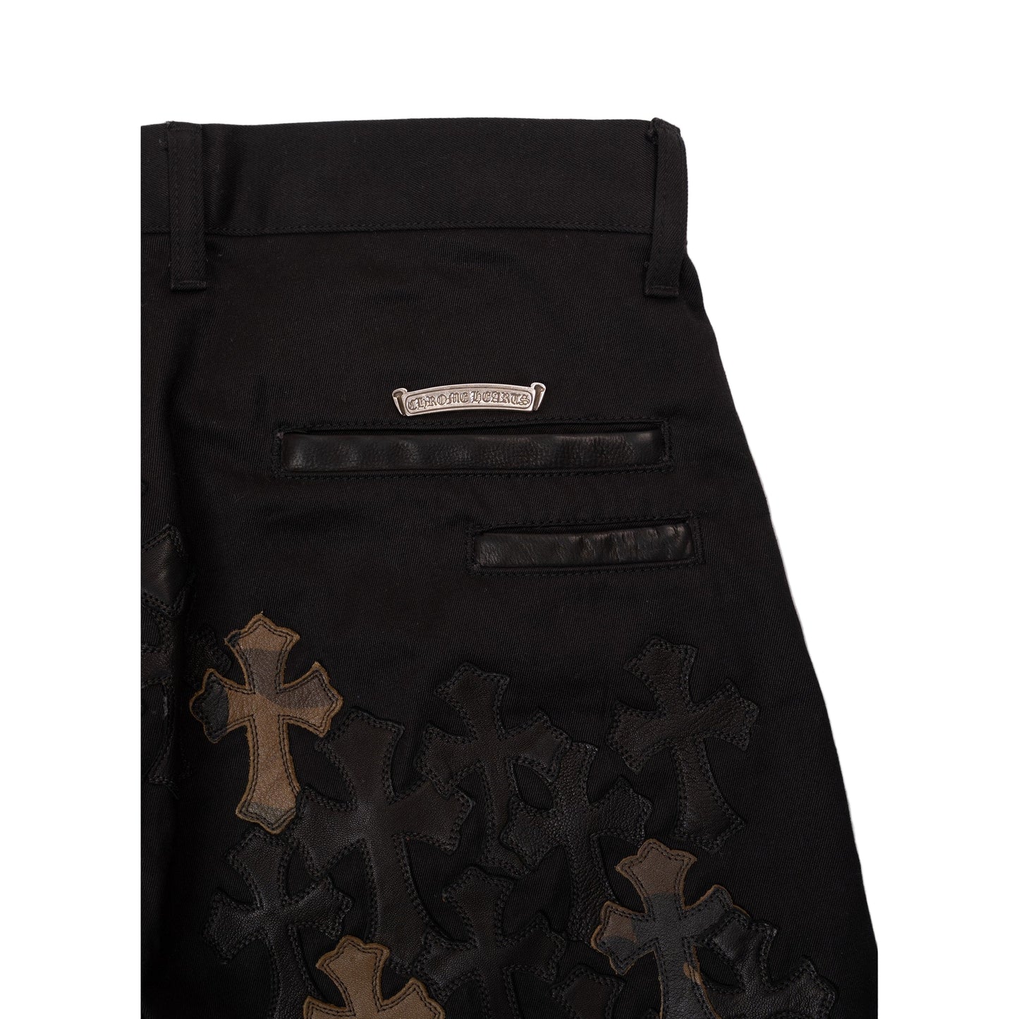 Camouflage Cross Black Chinos Jeans