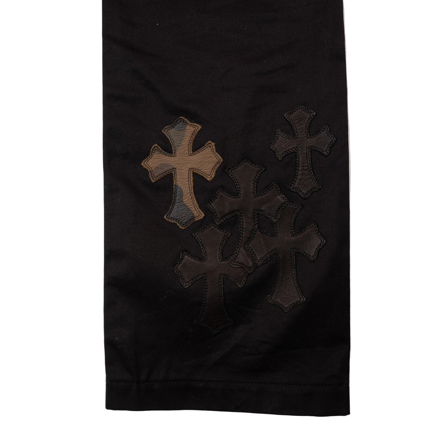 Camouflage Cross Black Chinos Jeans