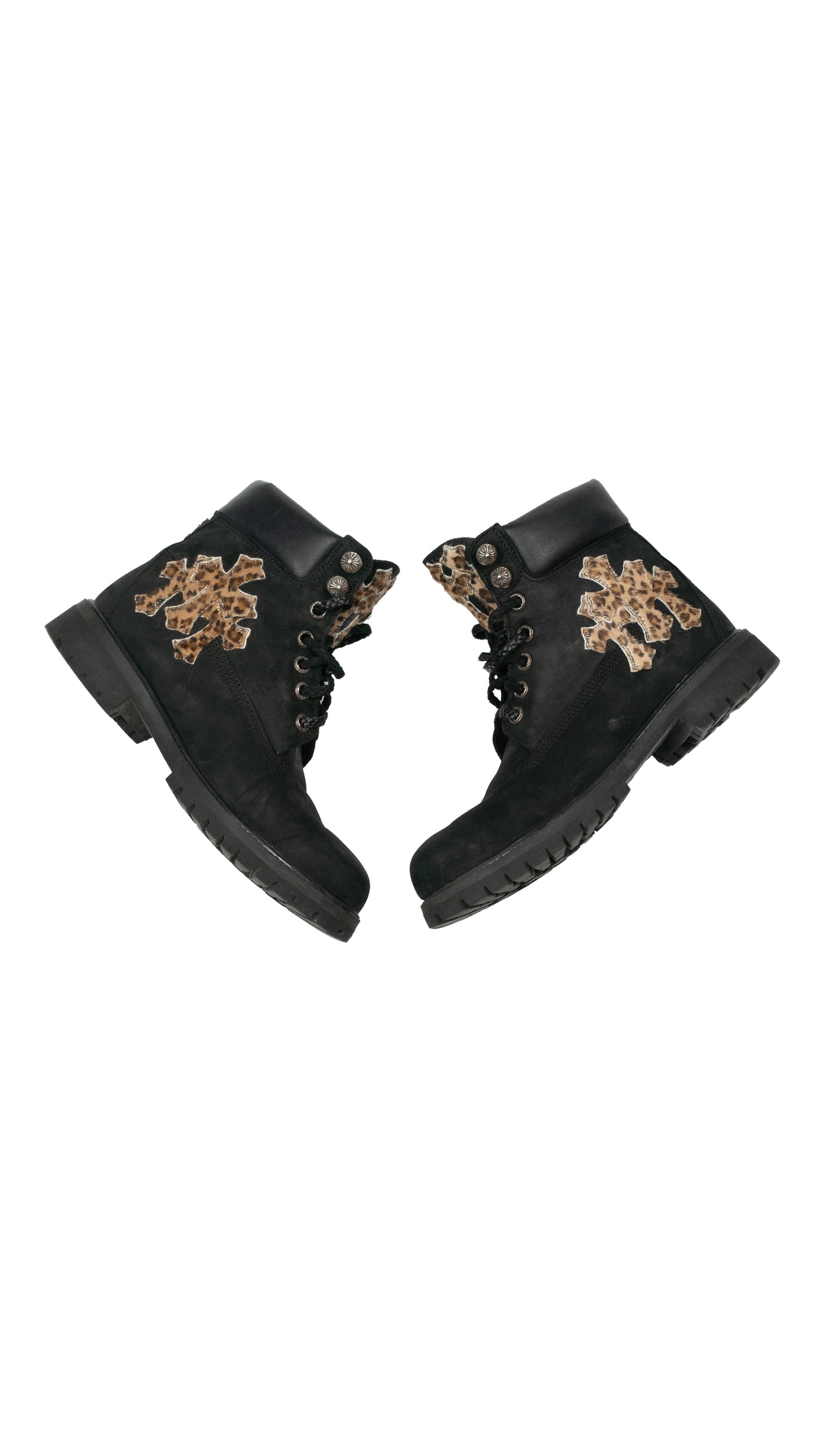 Cheetah Cross Patch Timberland Boots