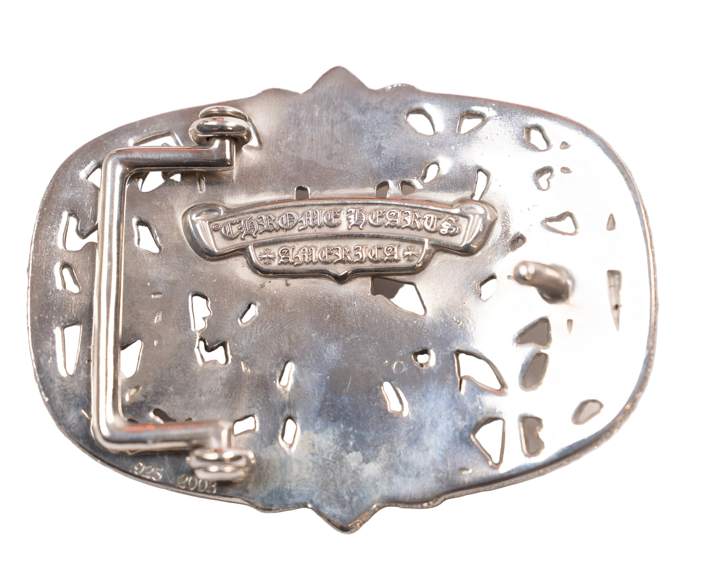 Iced Out VVS Cemetery Cross Belt Buckle